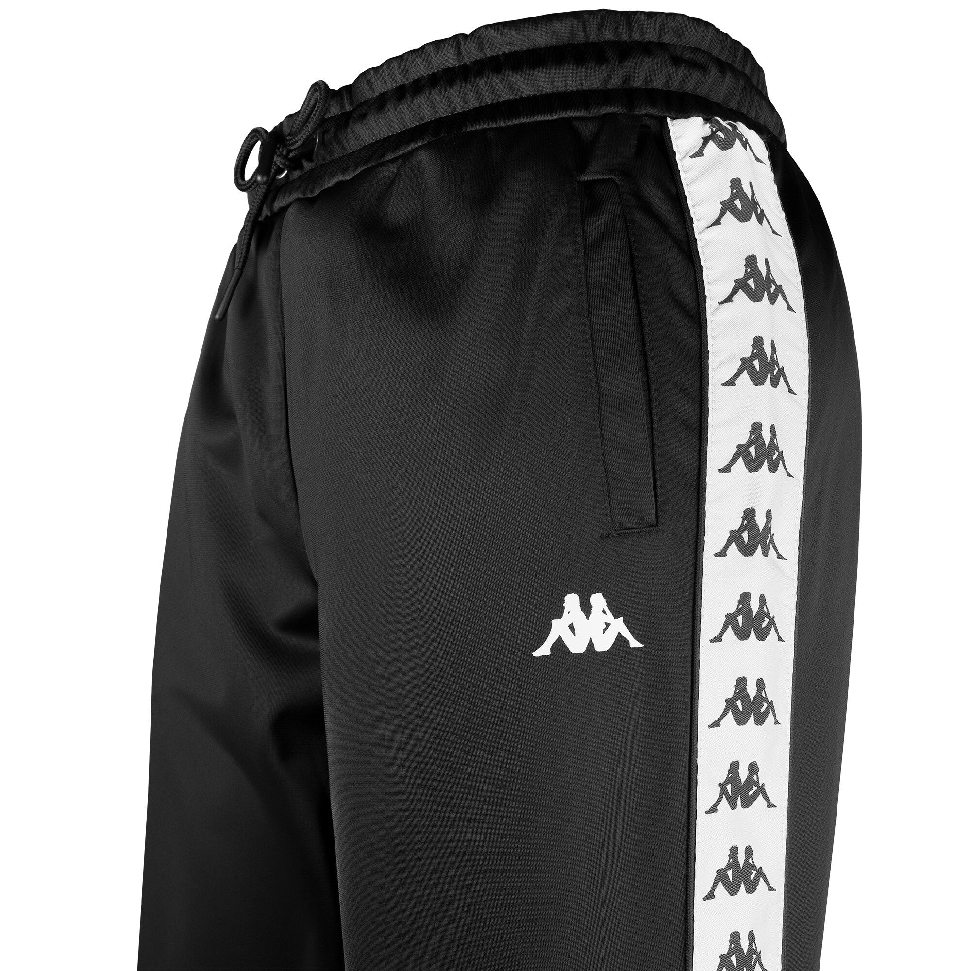 Pantalón Women Kappa II Banda Black White Black