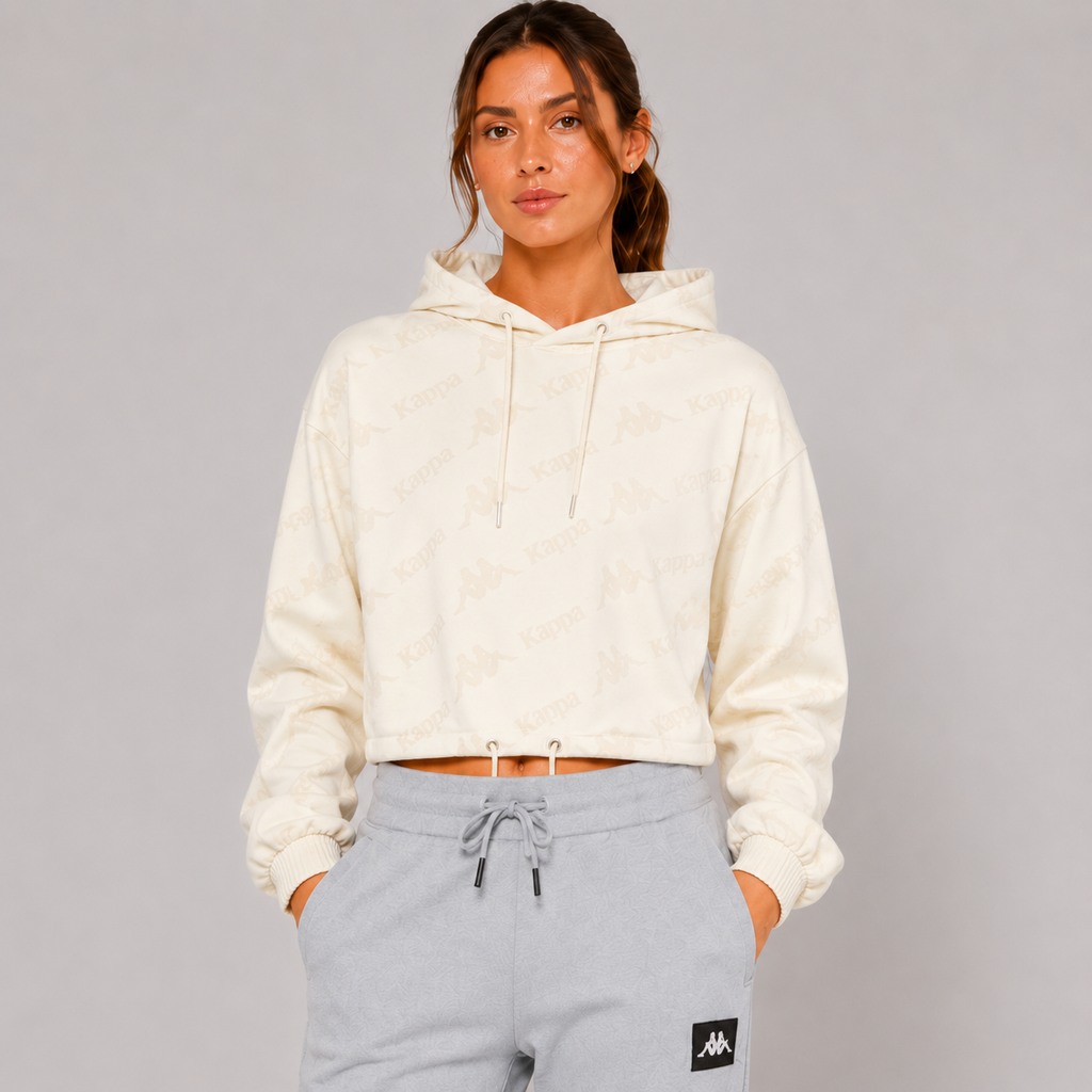 Poleron Crop Women Authentic Tropp White Antique