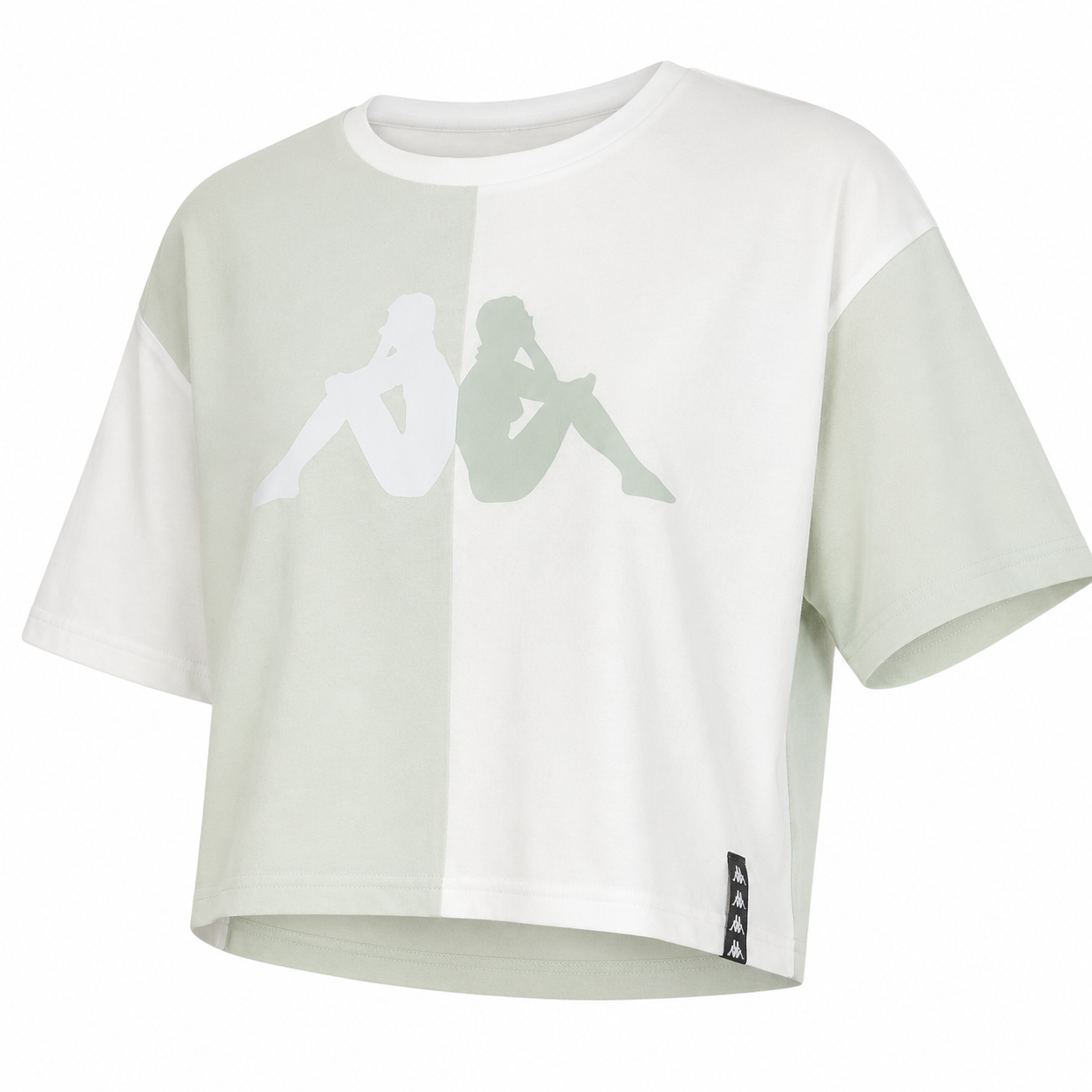 Crop Top Women Split Mint White Omini