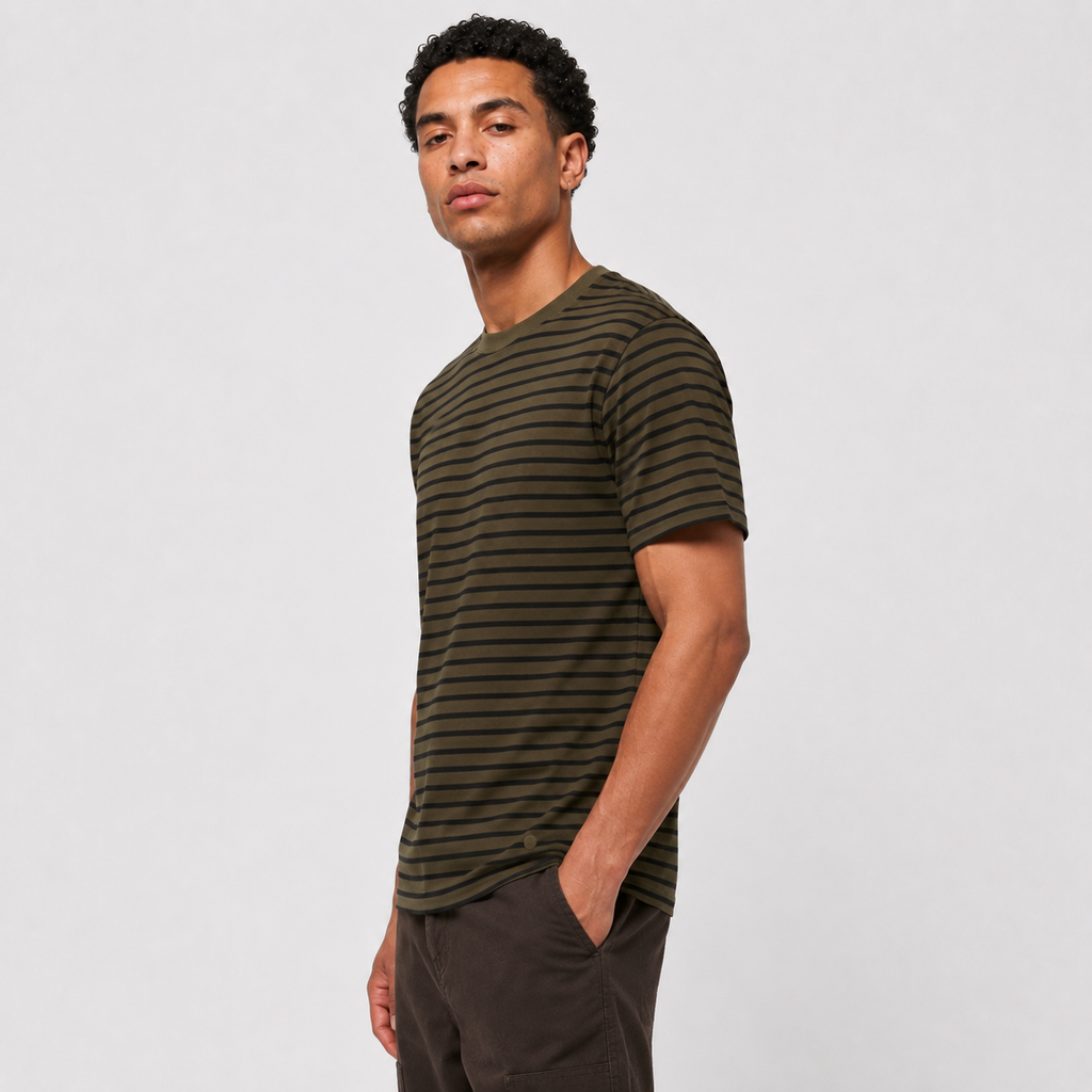Polera Stance Premiere Green Stripes