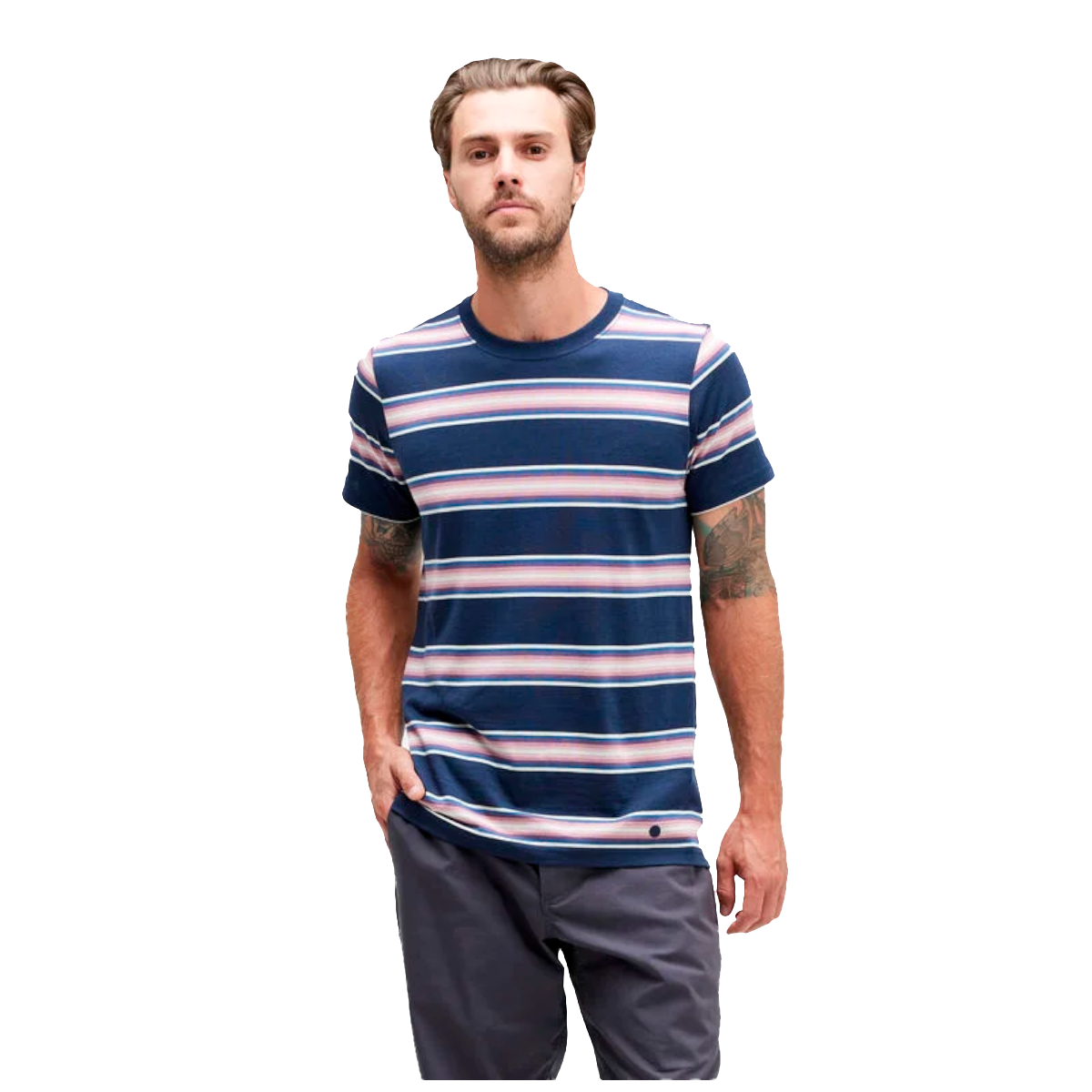Polera Stance Premiere Navy White Pink