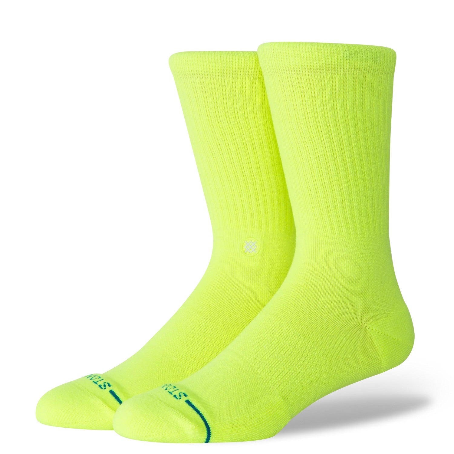 Stance Socks Icon Neon Yellow