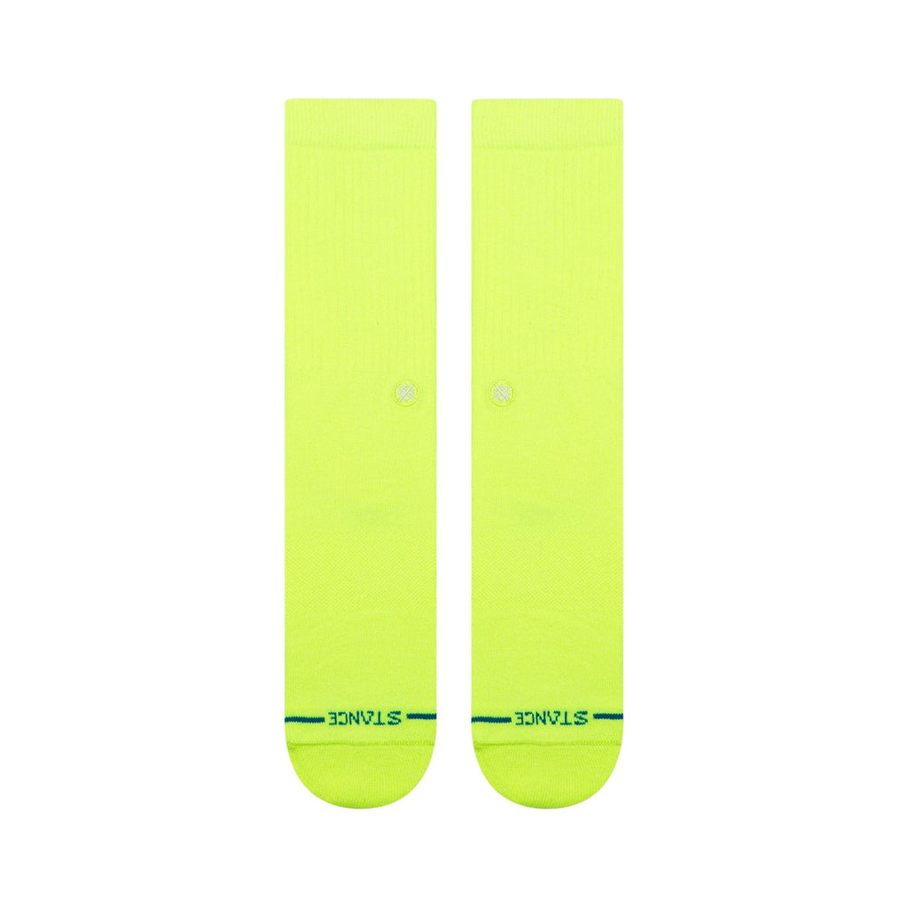 Stance Socks Icon Neon Yellow