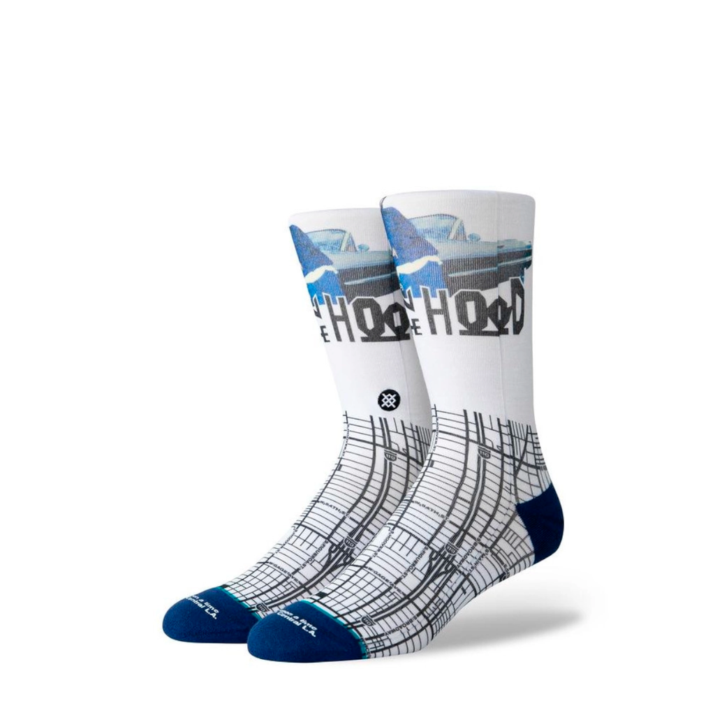 Stance Sock men Noyz N The Hood South Central Poly White - L