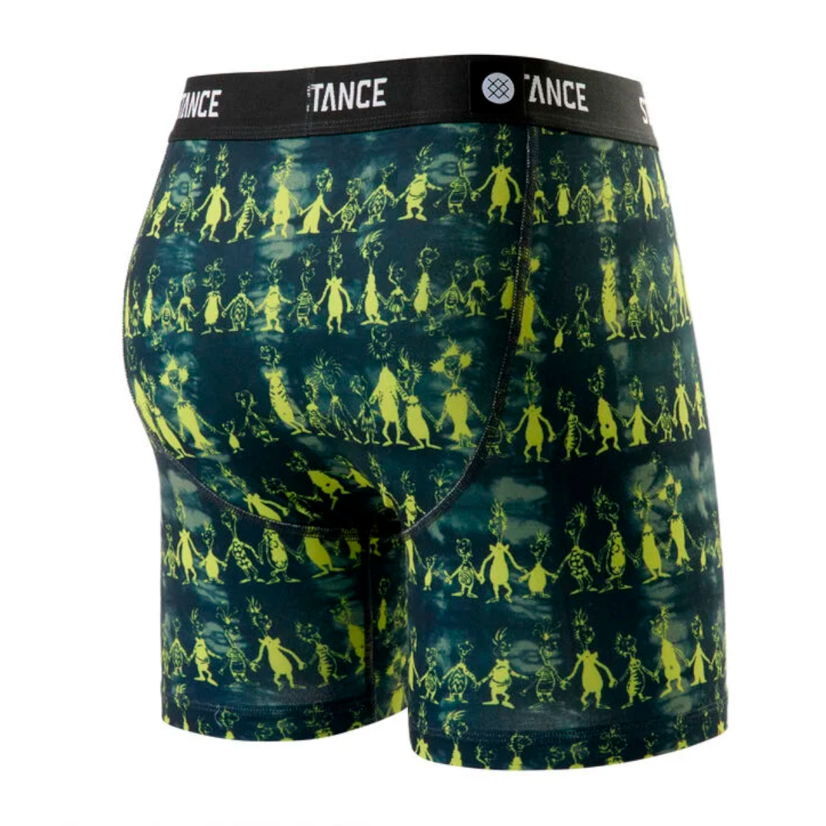 Boxer Men Stancw Down in Who Ville Black