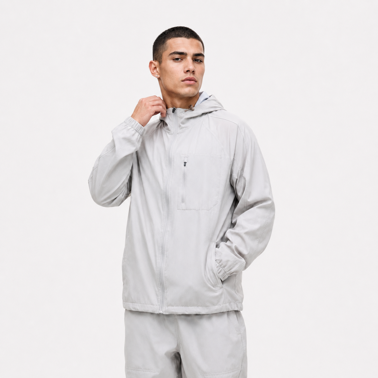 Chaqueta Stance Warm Up Sting Grey