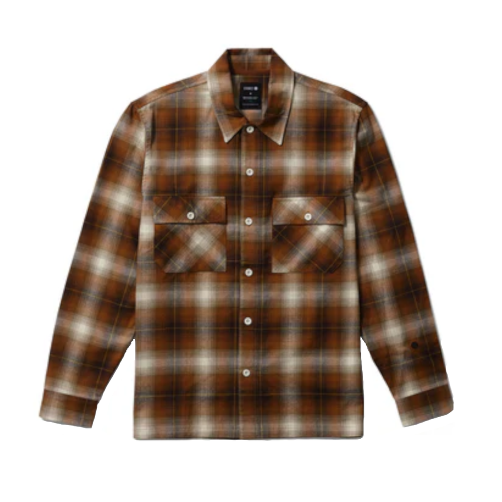 Camisa Stance Lowell Button Up Brown