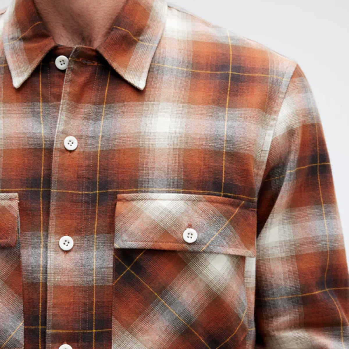 Camisa Stance Lowell Button Up Brown