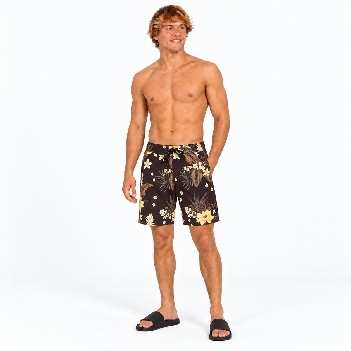 Traje de Baño Phantom Tailgate 18 Velvet Brown Hurley