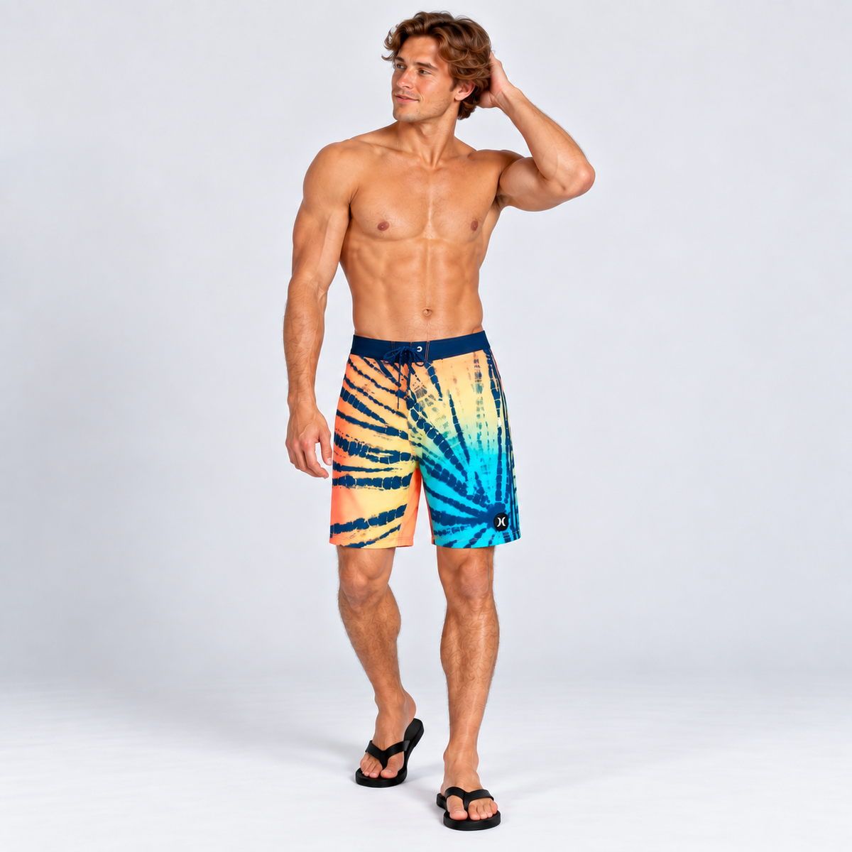 Traje de Baño Phantom Tailgate Boardshorts 18" Hot Curry Hurley