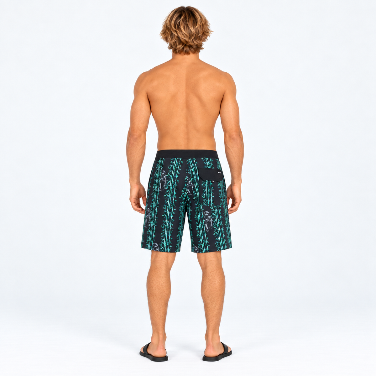Traje de Baño Phantom Classic 18" Boardshorts Black Multi