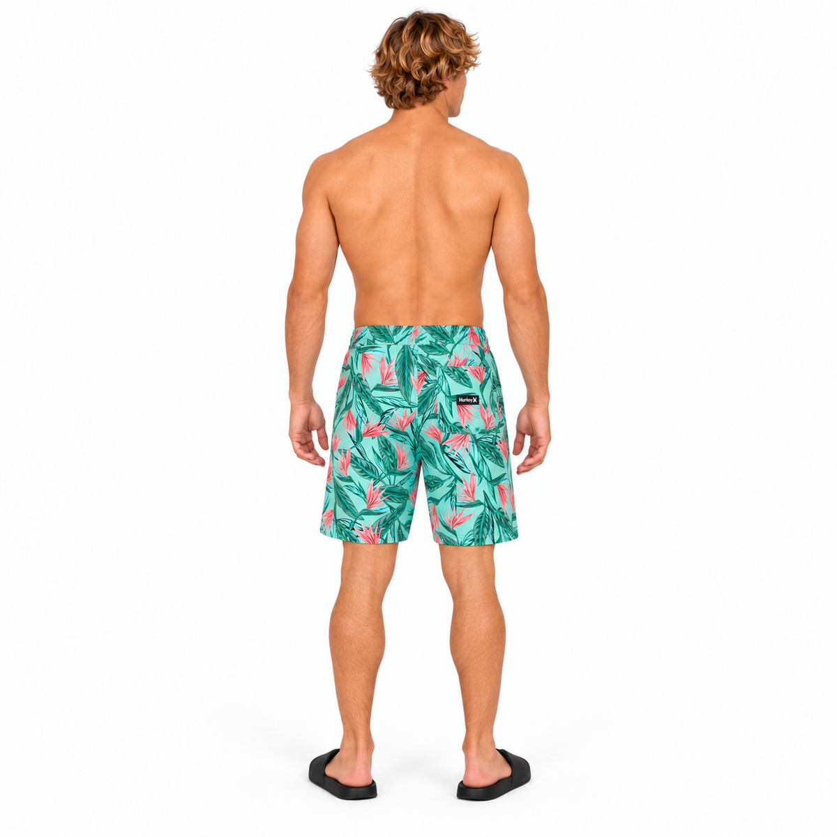 Traje de Baño Cannonball Volley 17" Floral Aqua
