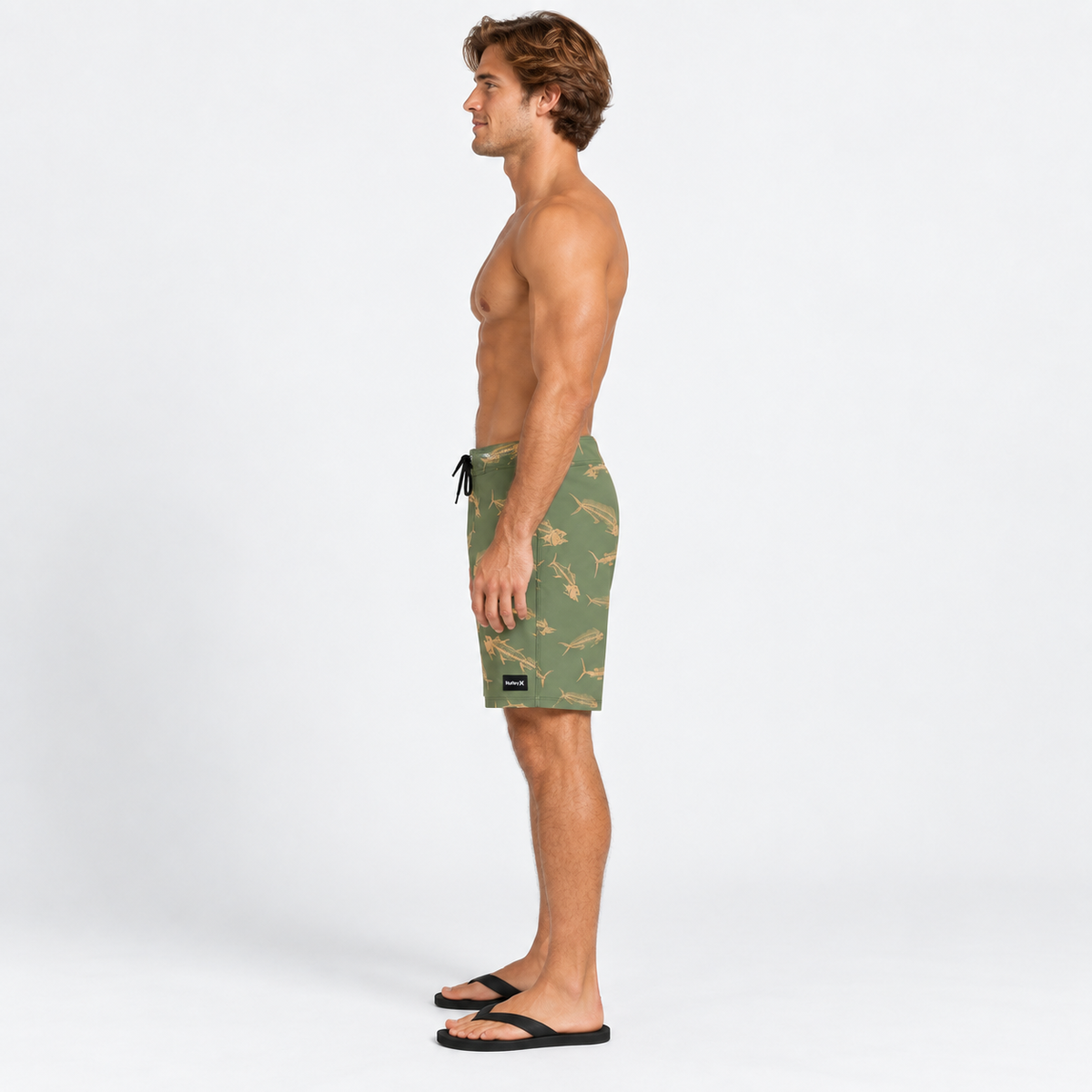 Traje de Baño Phantom Eco Classic 18" Charcoal Fern