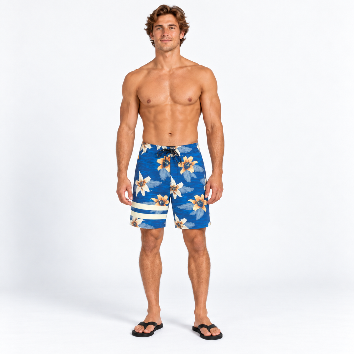 Traje de Baño Phantom Eco Block Party 18" Blue Void