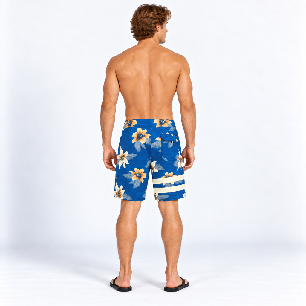Traje de Baño Phantom Eco Block Party 18" Blue Void