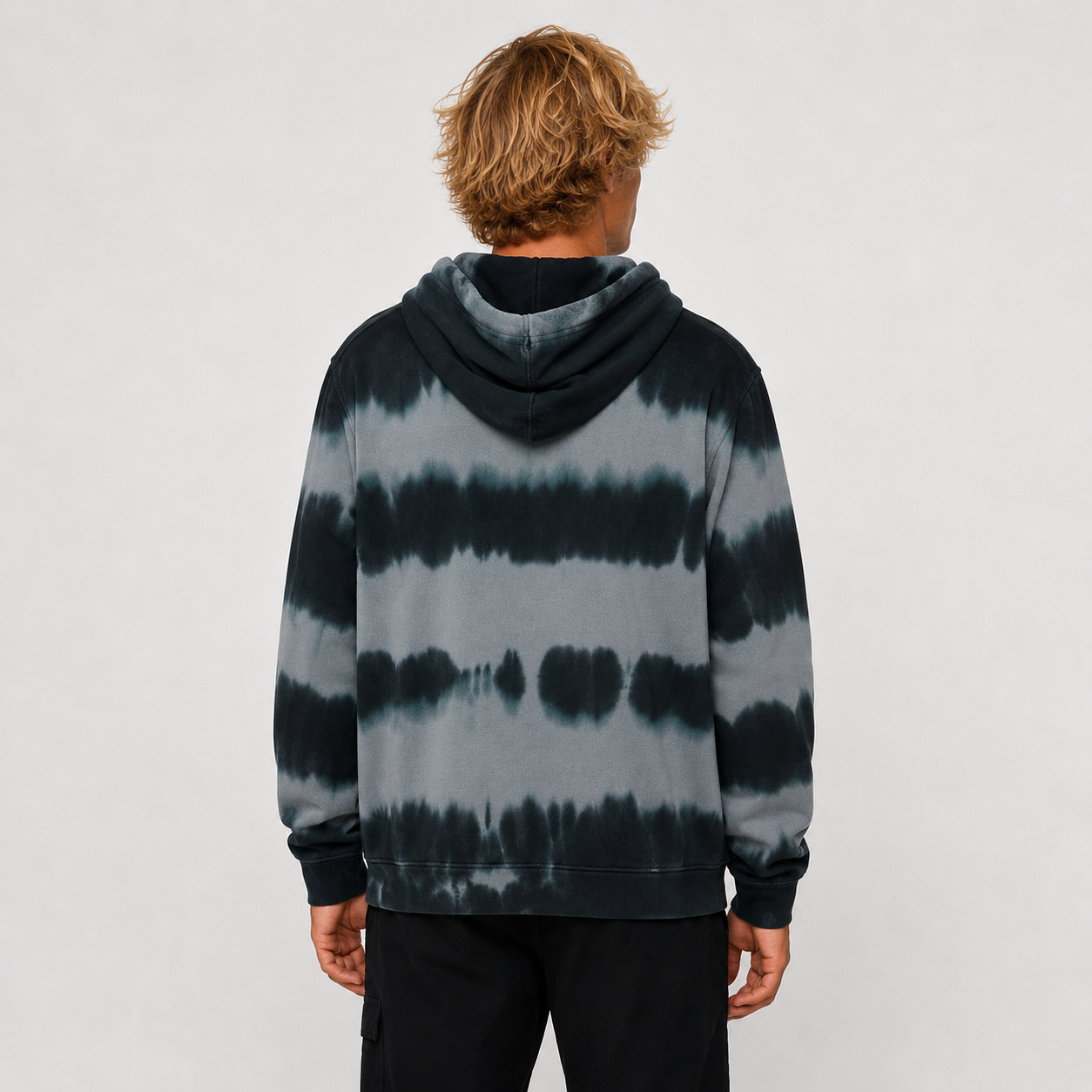 Poleron Lowers Tie Dye Fleece Black