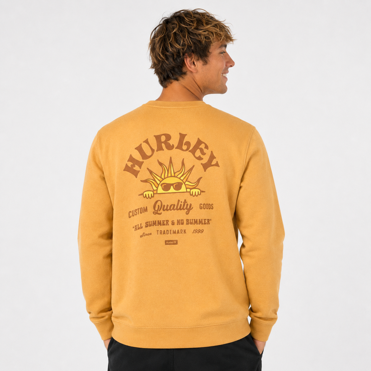 Poleron No Bummers Fleece Crew Pebble