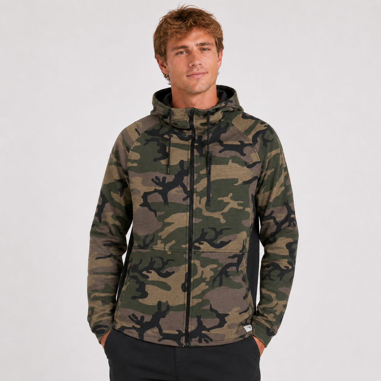Chaqueta Wilder Camo Heat Full Zipper olive