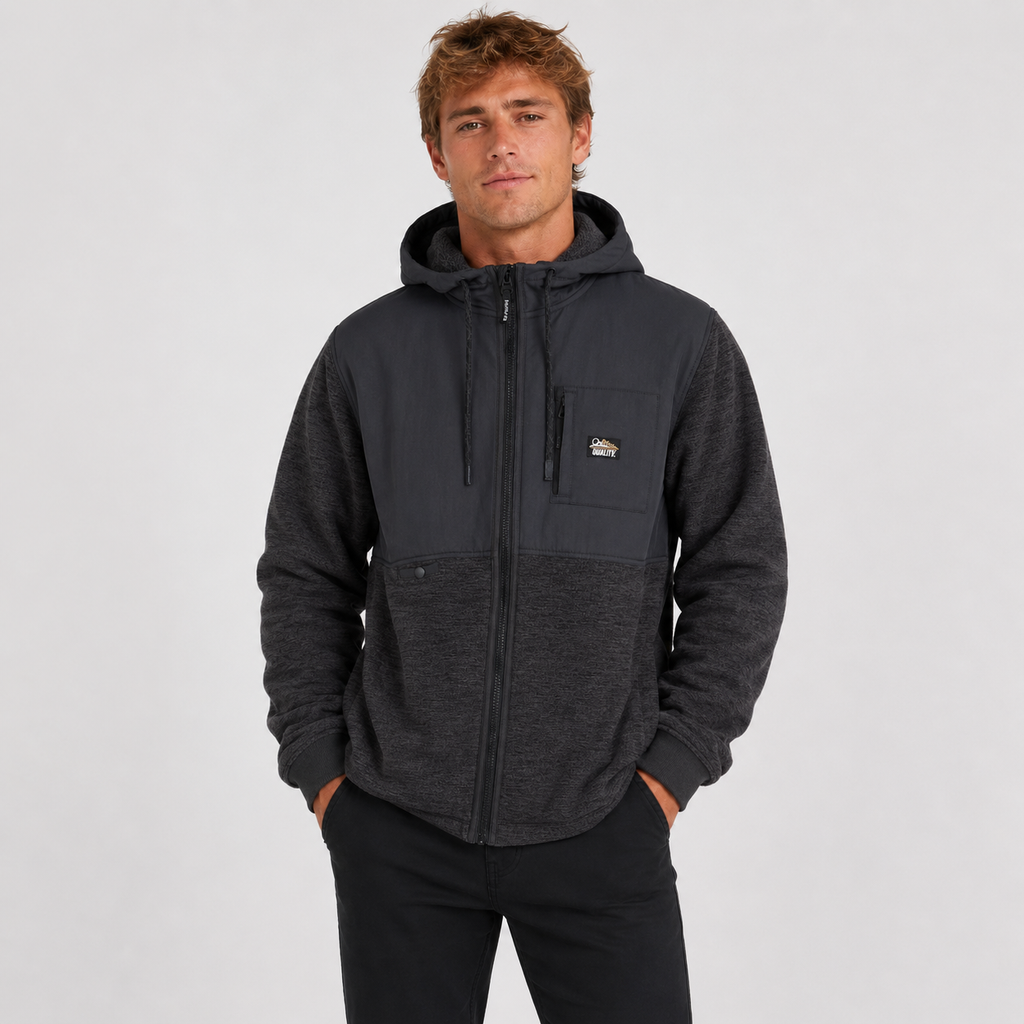 Chaqueta Hurley Men Huron Burrito Iron Ore