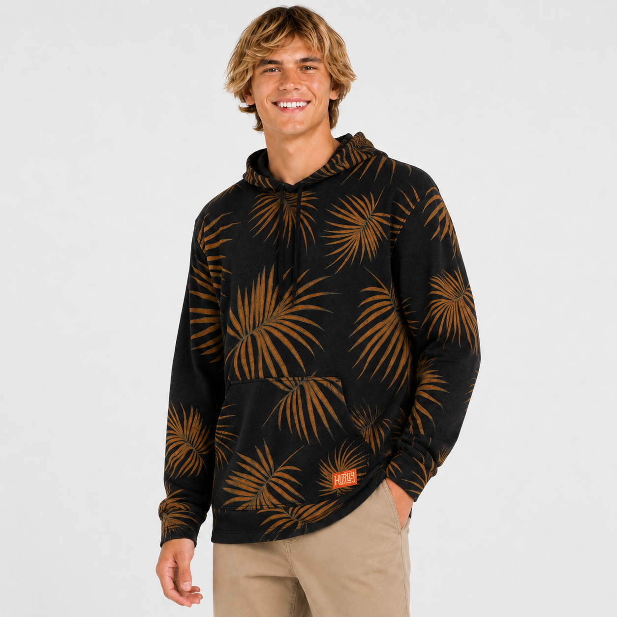 Poleron Modern Surf Poncho Black
