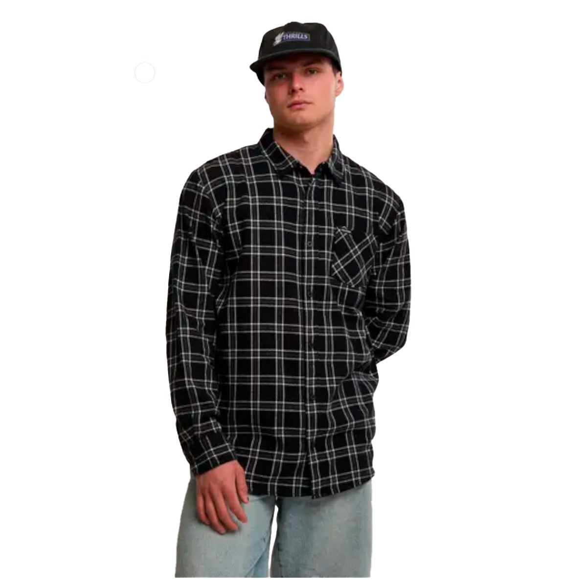 Camisa Hurley Union Plaid Black