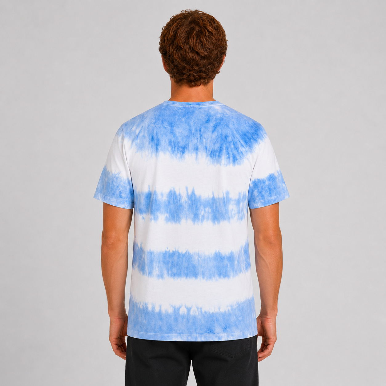 Polera Everyday Washed Tiedye Tealtint White Blue Hurley