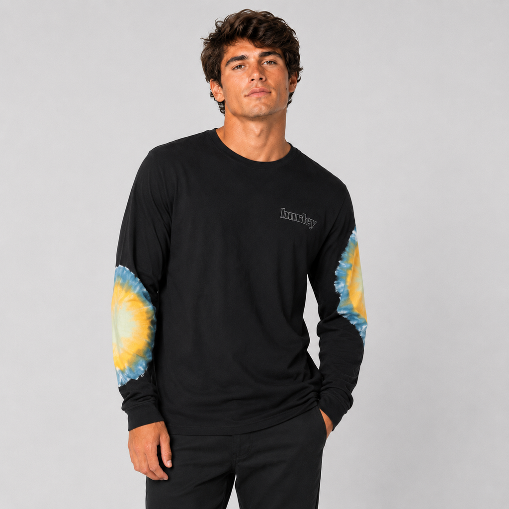 Polera Manga Larga Everyday Washed Yeti Black