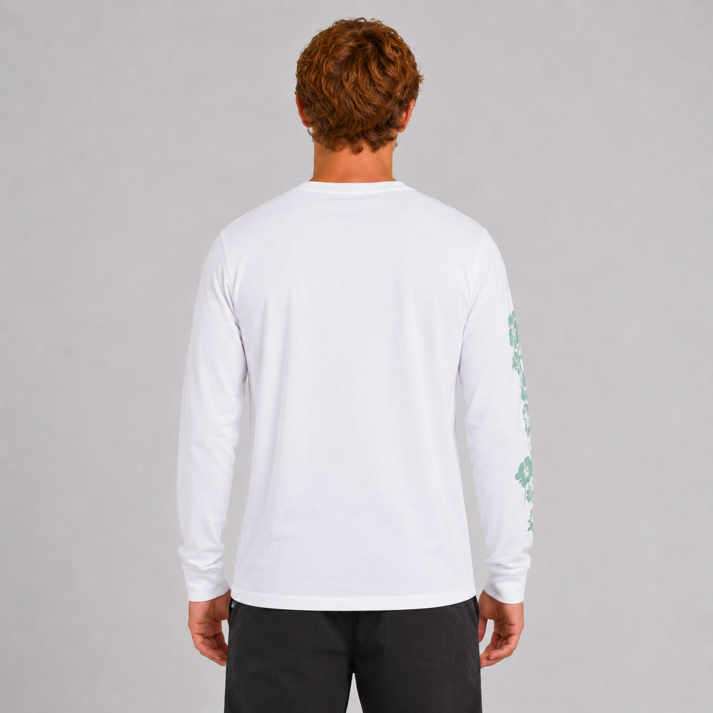 Polera Manga Larga Everyday Mai Tai White