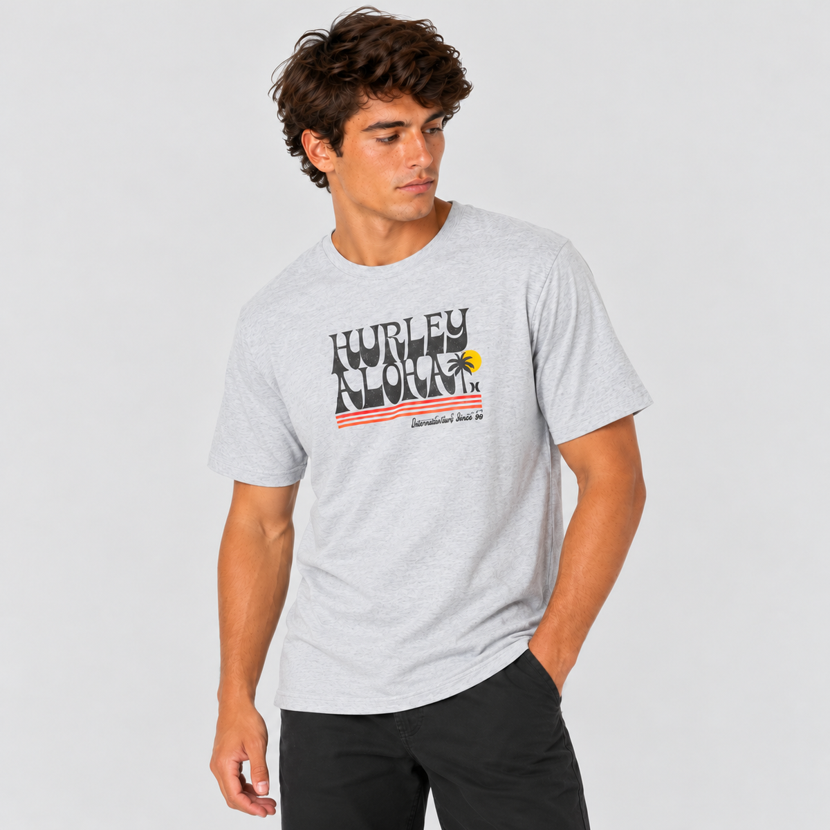 Polera Everyday 77 Dark Grey Heather