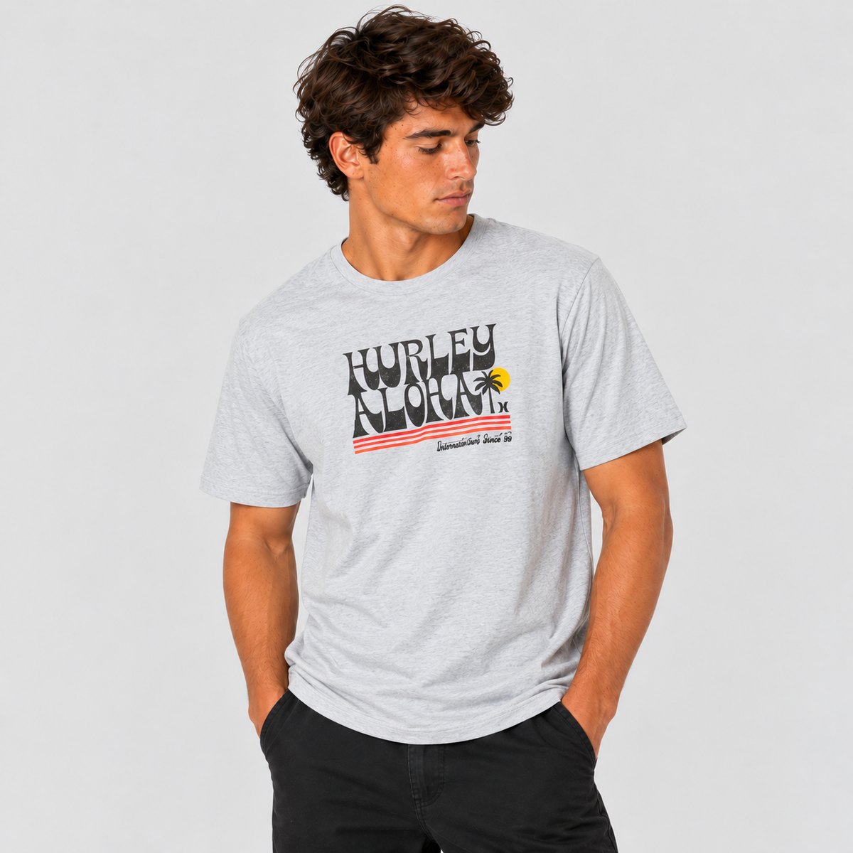 Polera Everyday 77 Dark Grey Heather