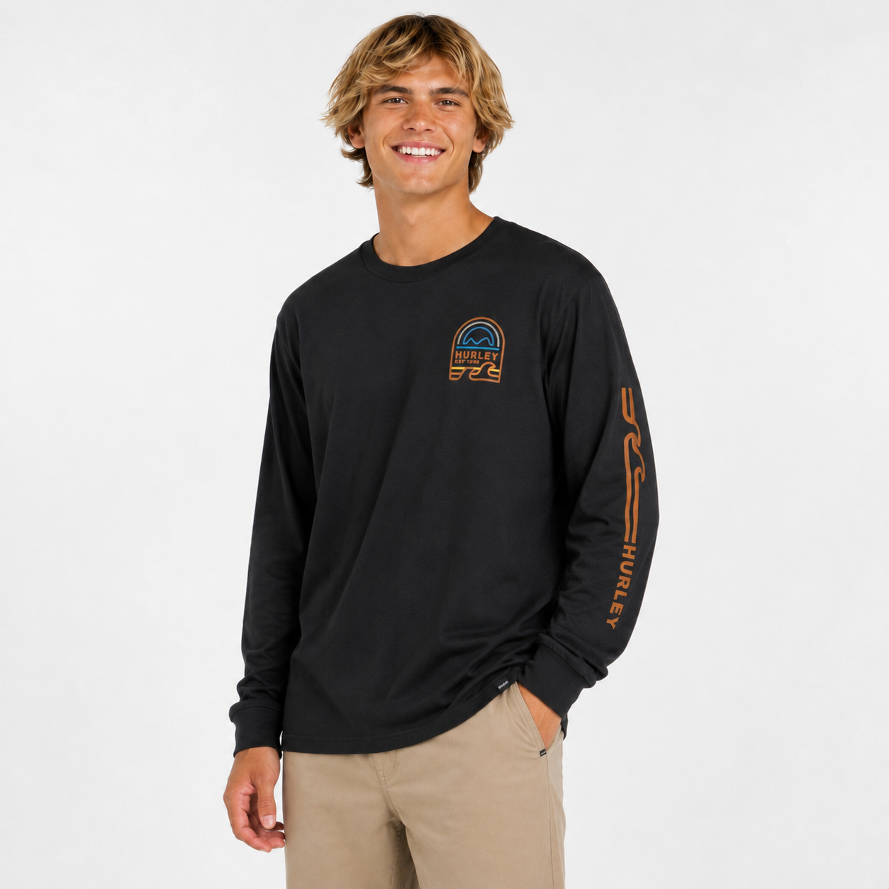 Polera Manga Larga Everyday Location Black