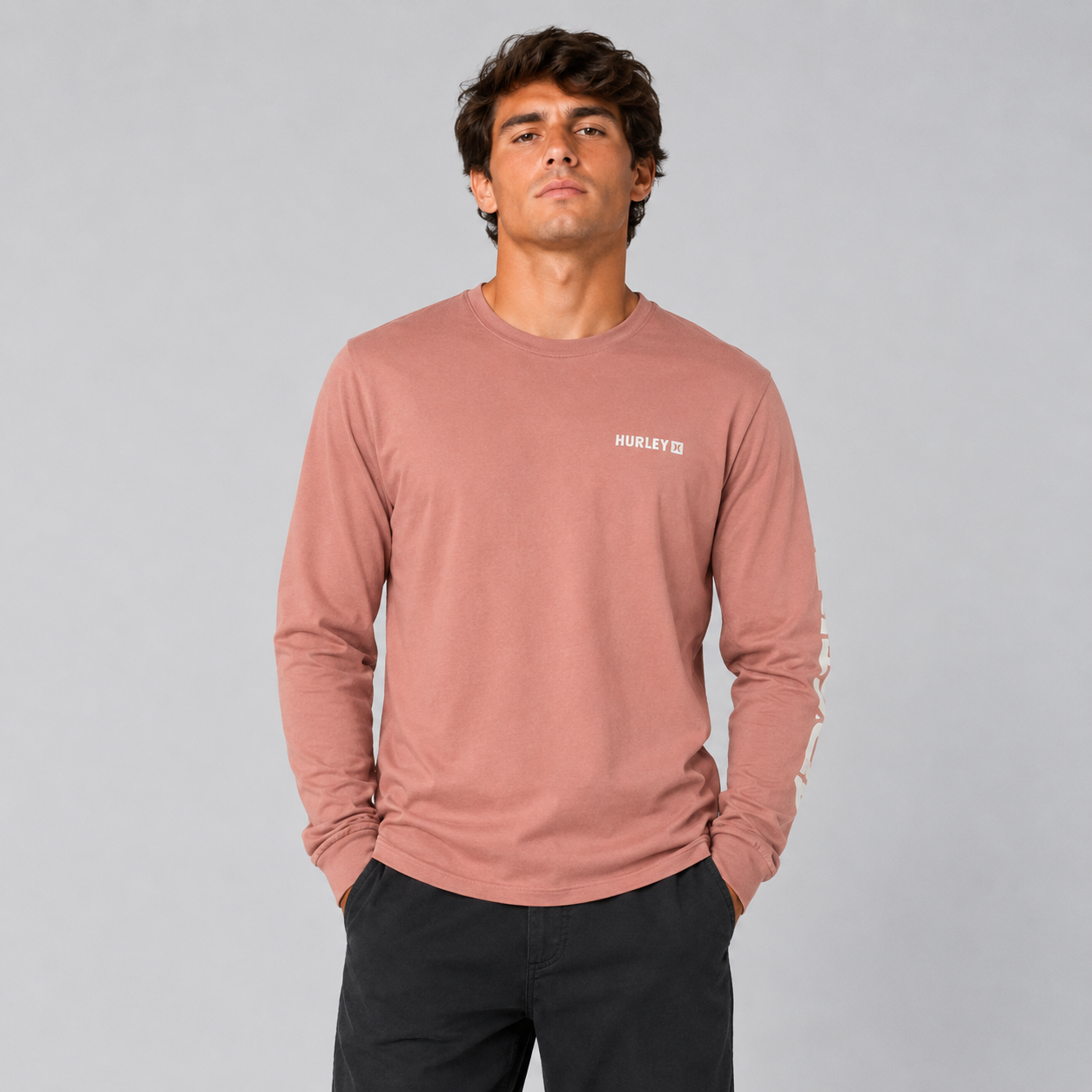 Polera Manga Larga Everyday The Box Phantom Rose