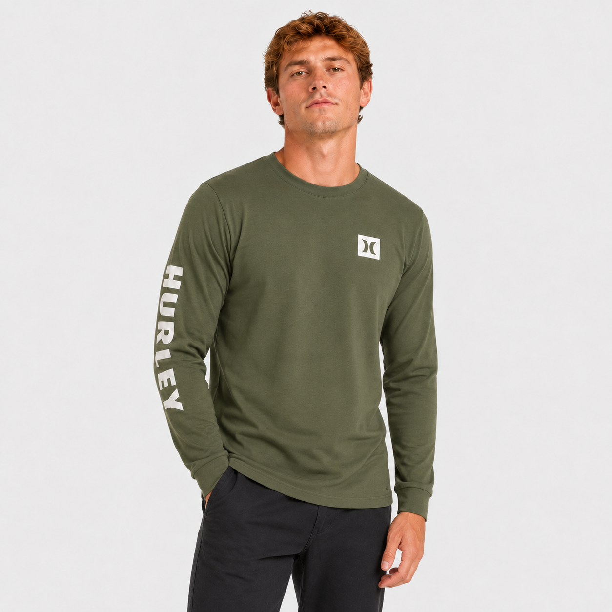 Polera Manga Larga Everyday The Box Charc Fern