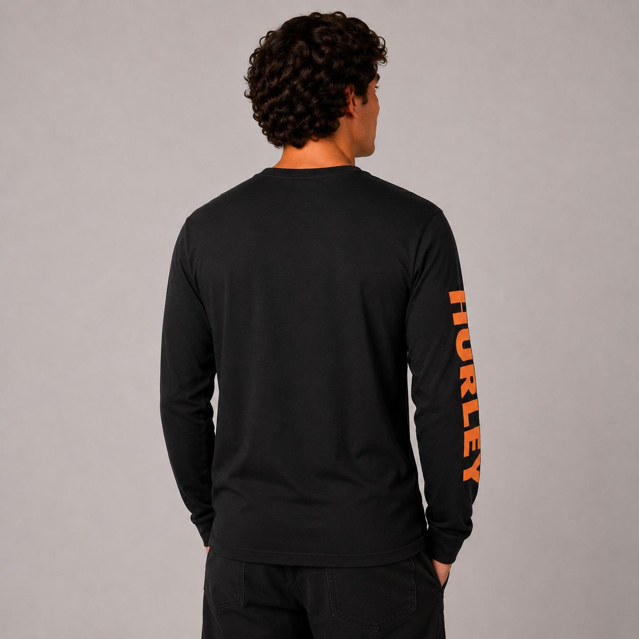 Polera Manga Larga Everyday Explore Fastlane Black