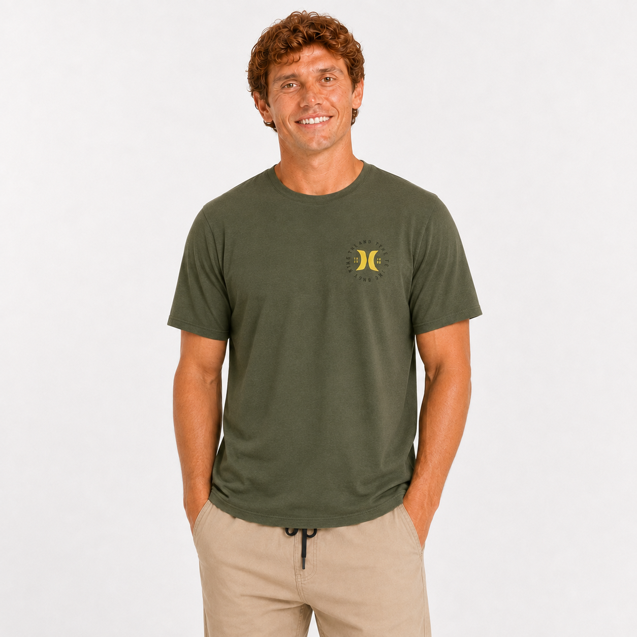 Polera Everyday Island Time Charoal Fern