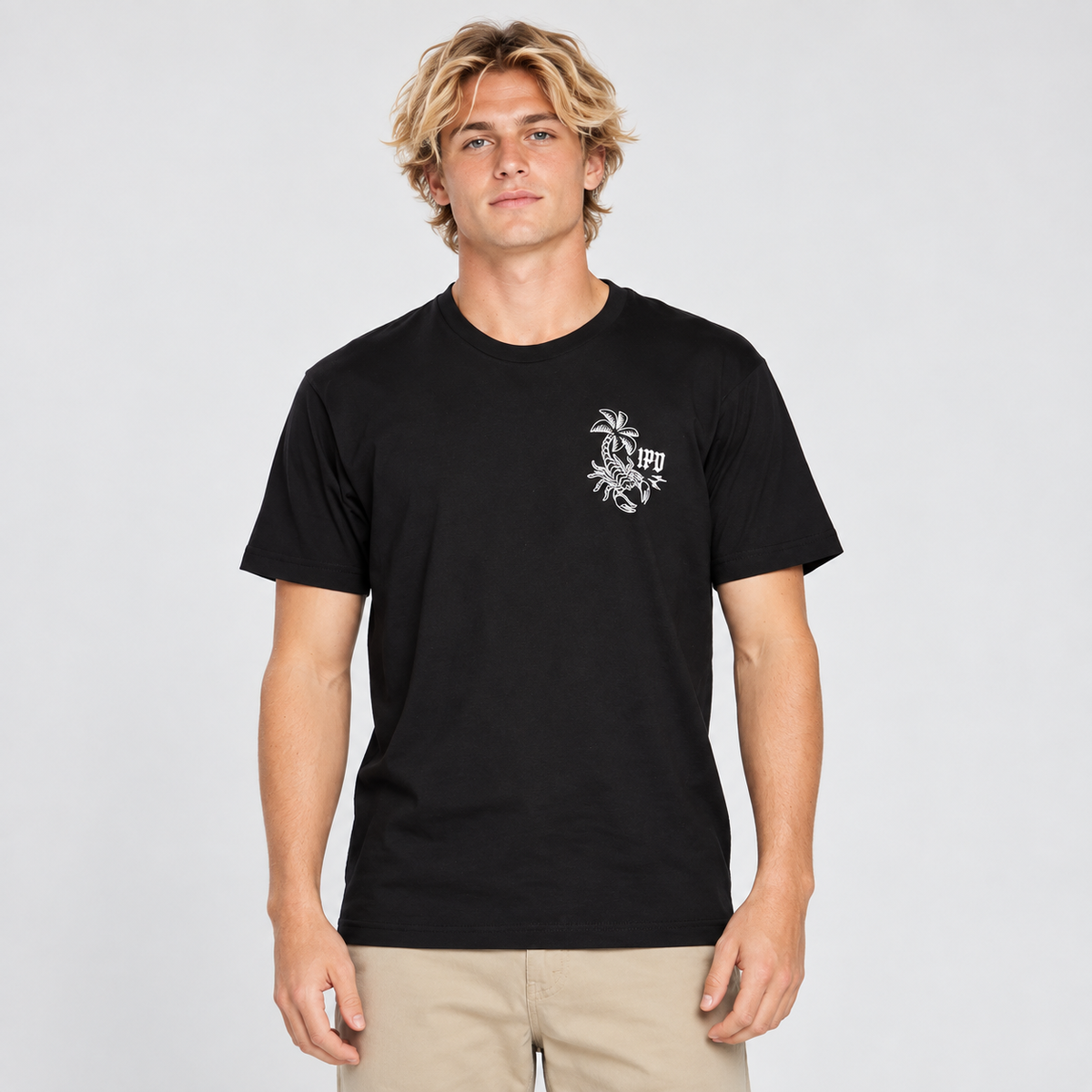 Polera Men IPD Duality Soft Washed Black