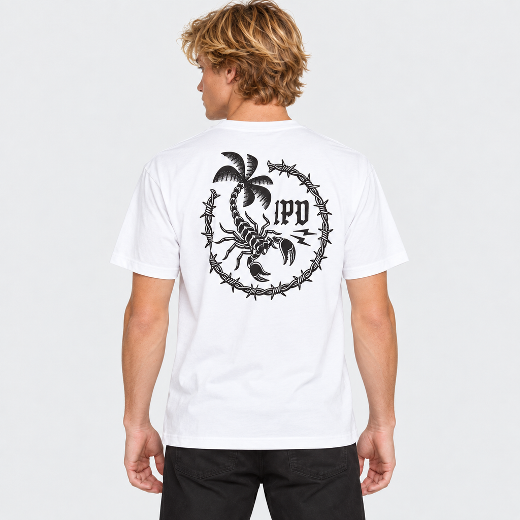 Polera Men IPD Duality Soft Washed White