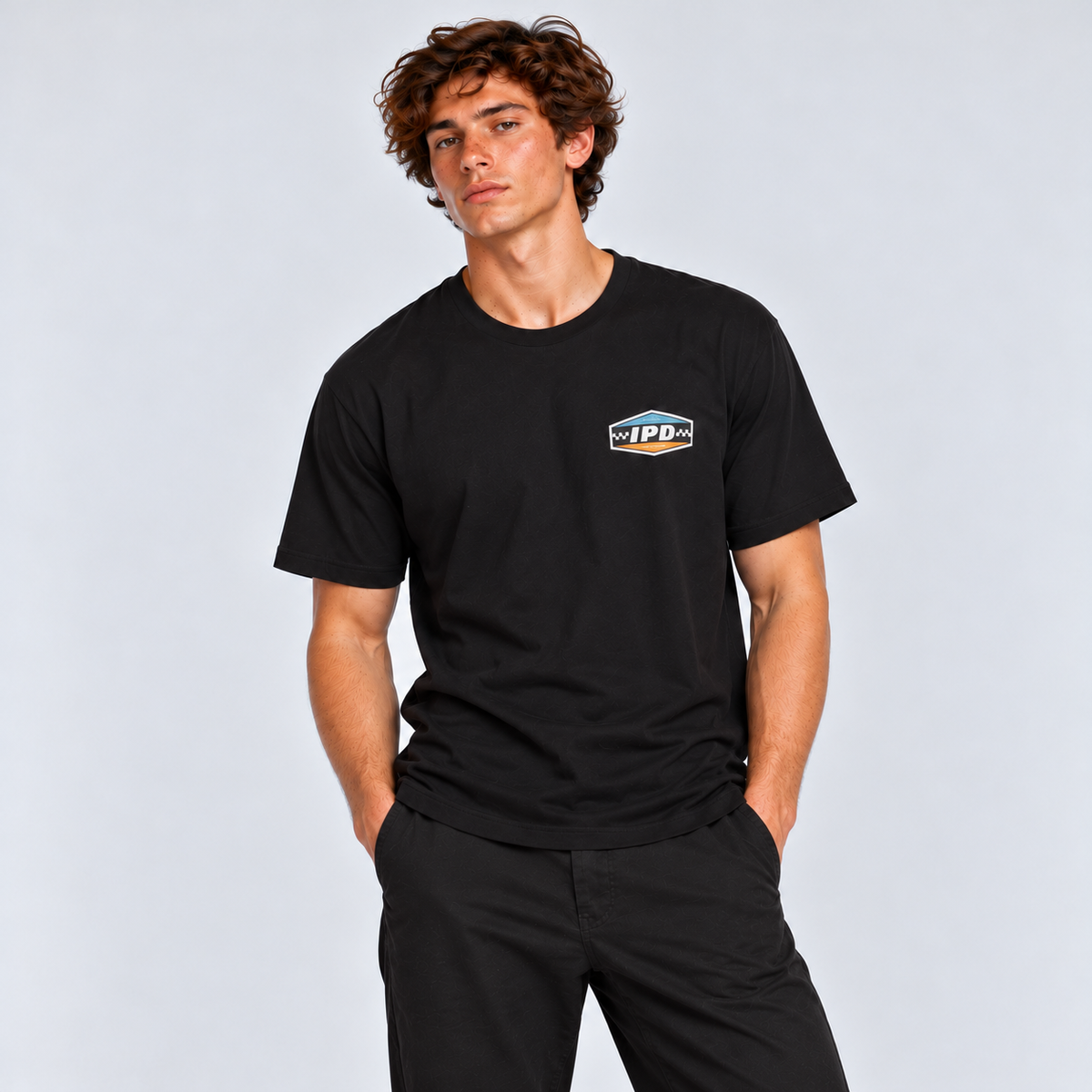 Polera Men IPD Industry Soft Washed Black