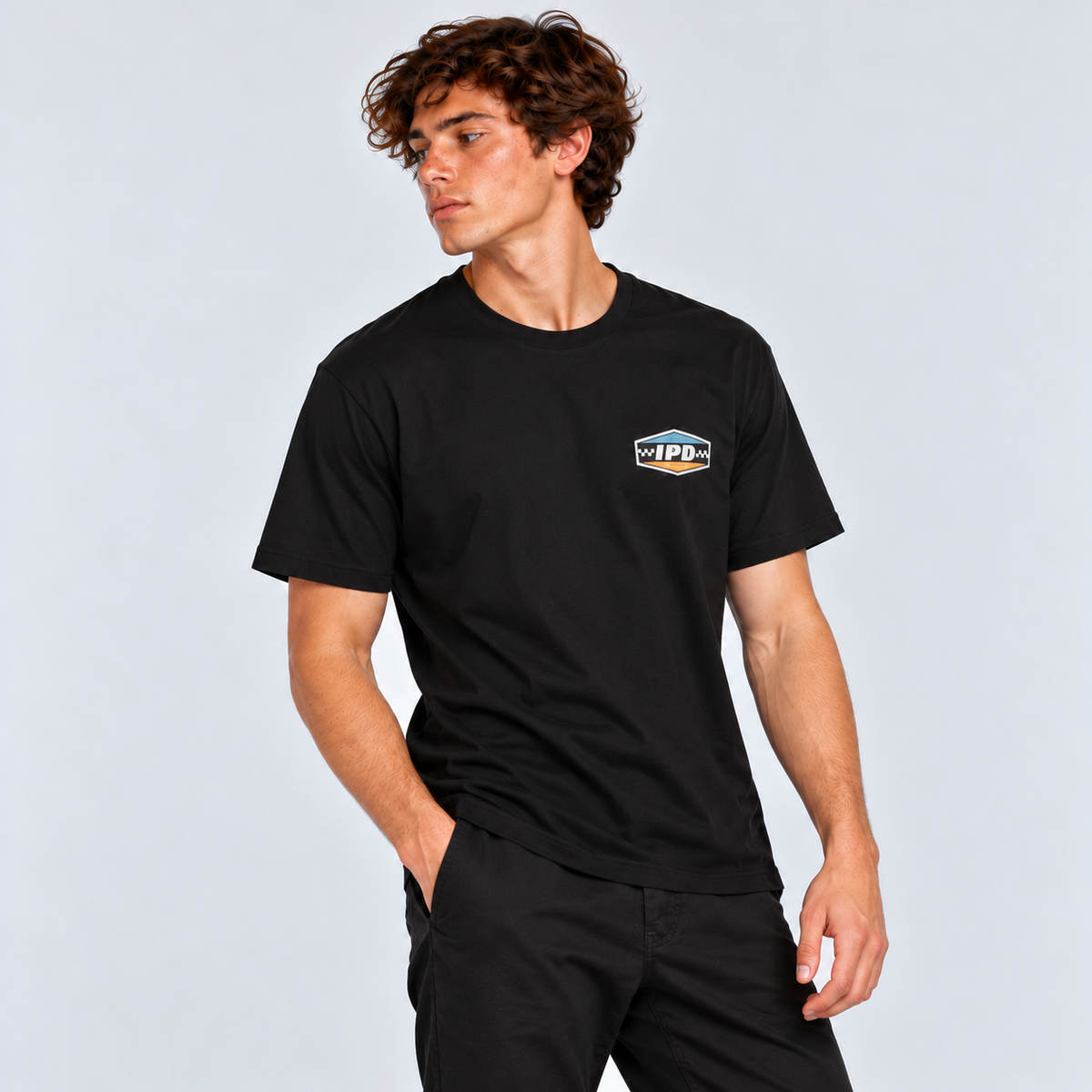 Polera Men IPD Industry Soft Washed Black