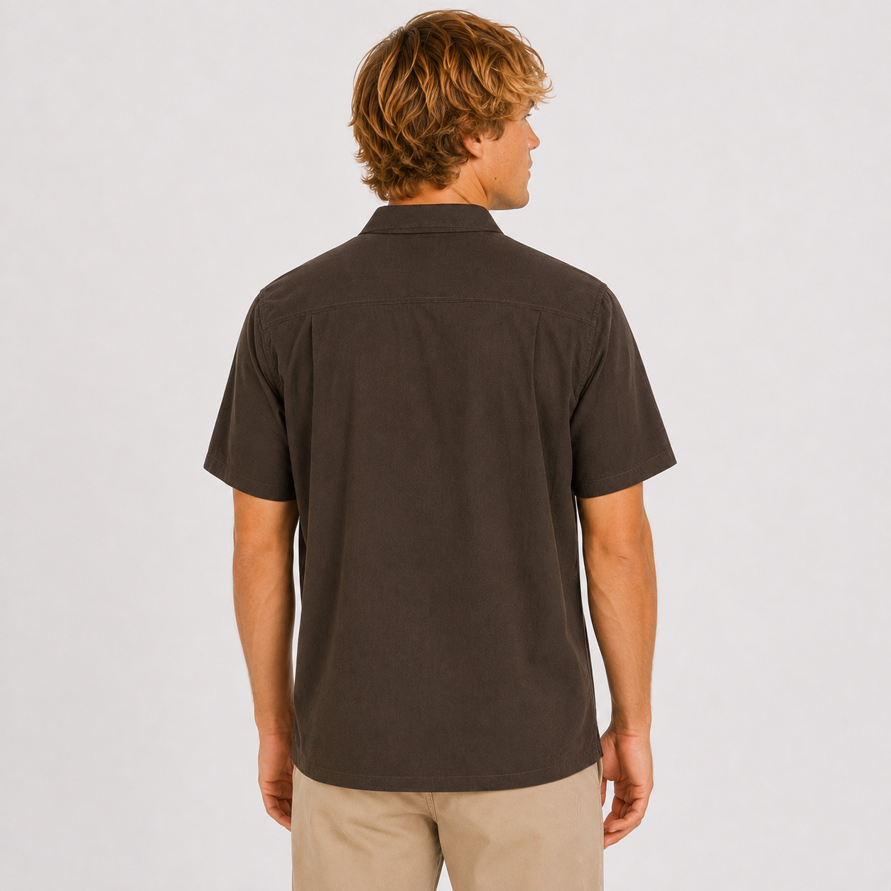 Camisa Rincon Velvet Brown Hurley