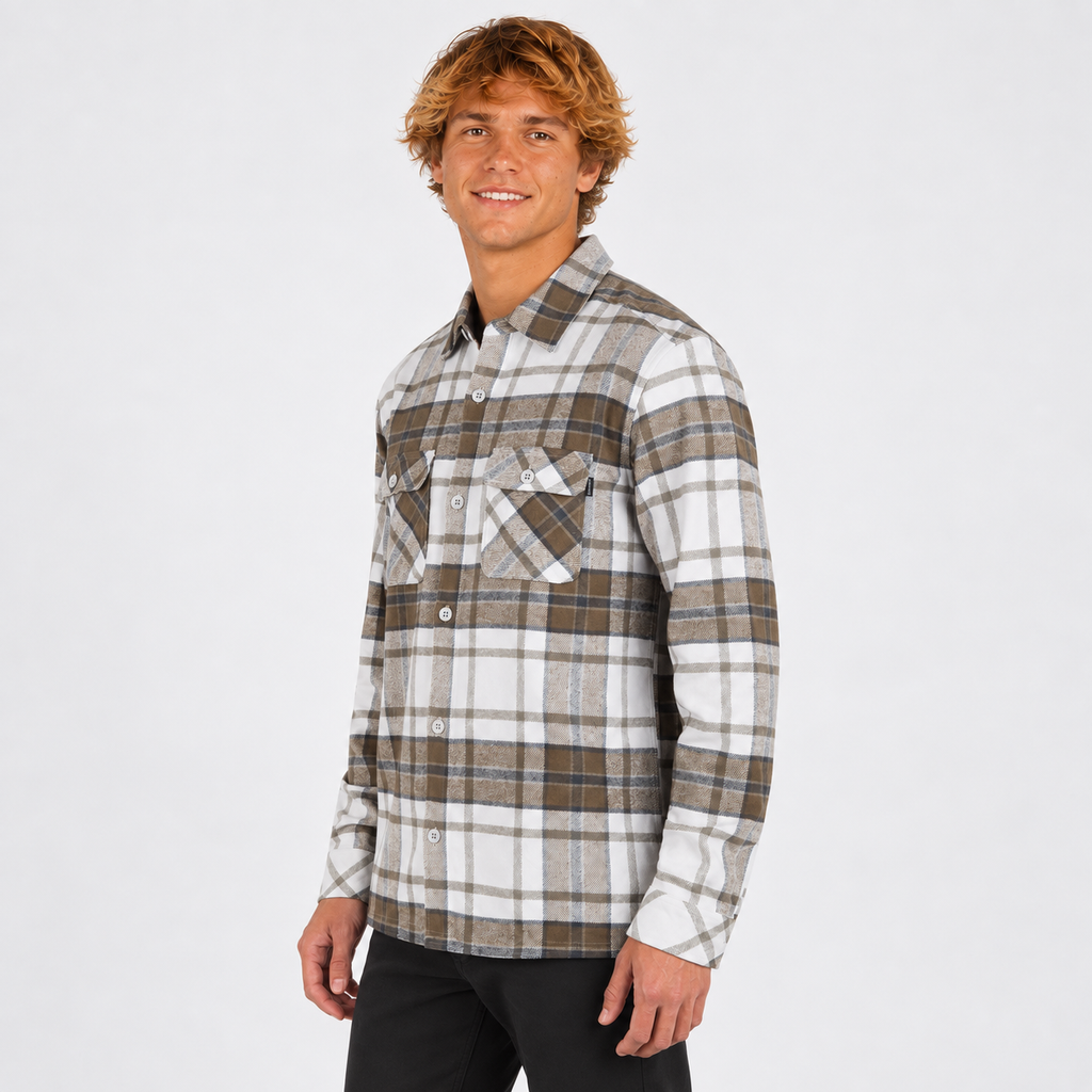 Camisa Santa Cruz Shoreline Flannel Platinum