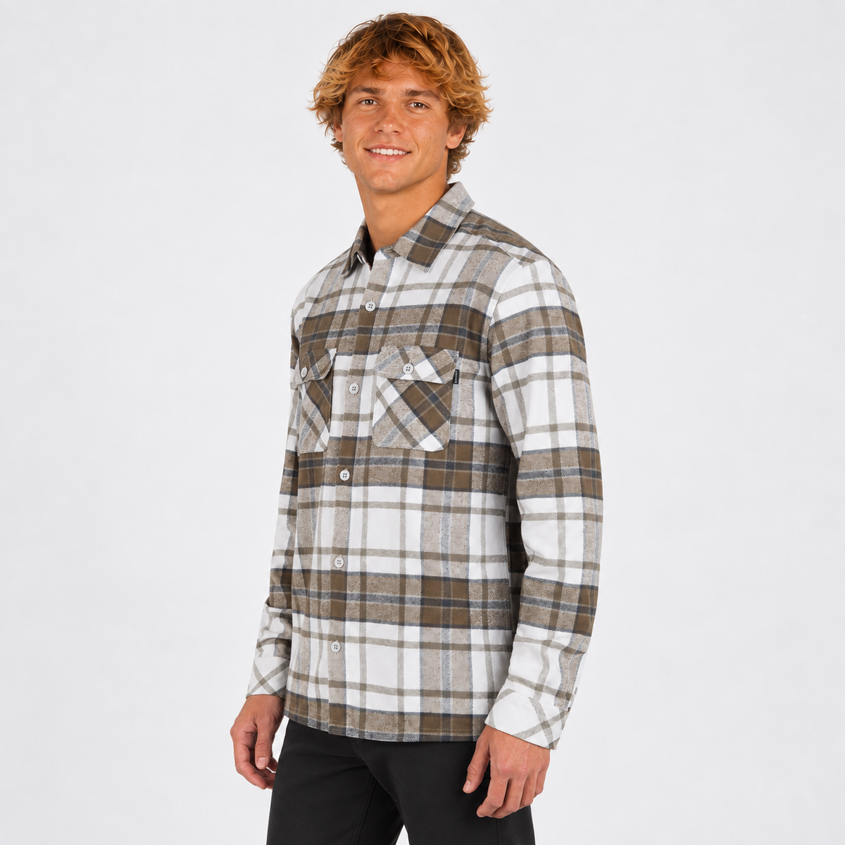 Camisa Santa Cruz Shoreline Flannel Platinum
