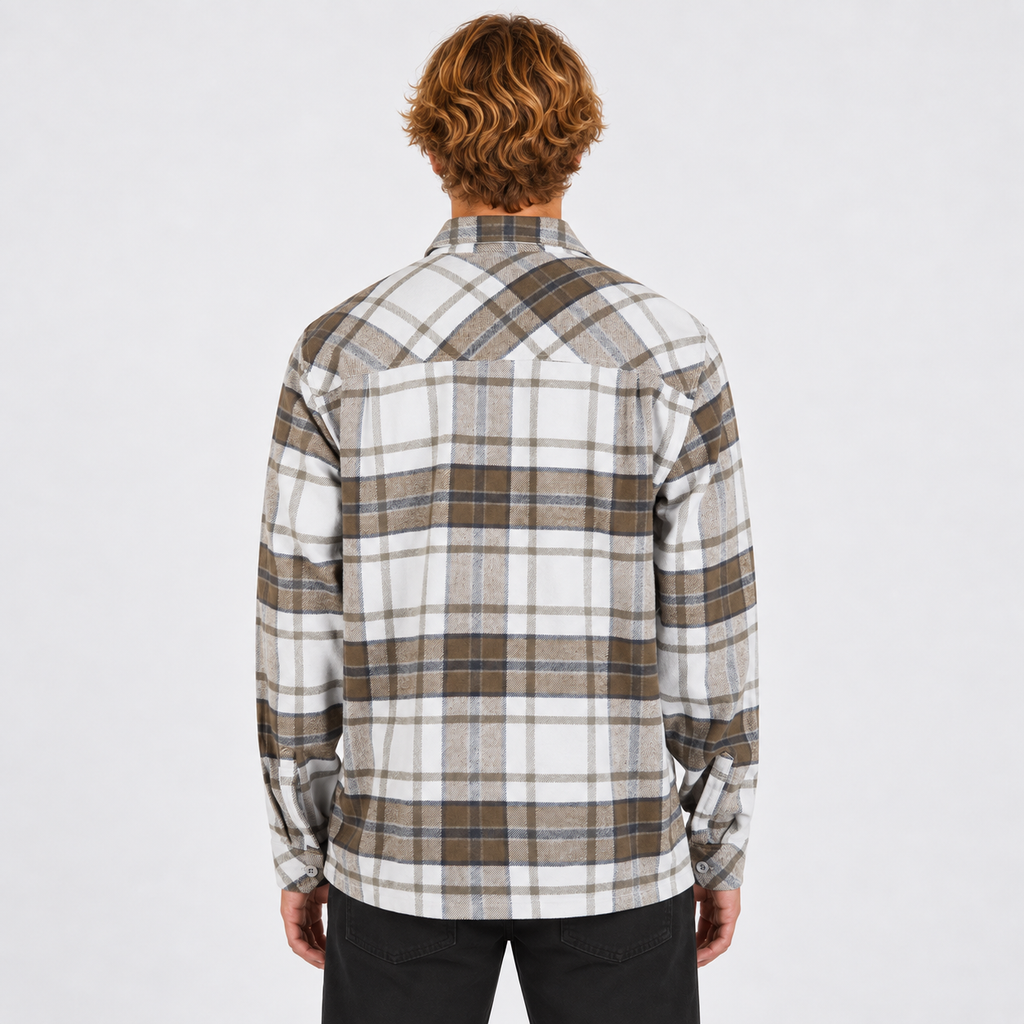 Camisa Santa Cruz Shoreline Flannel Platinum
