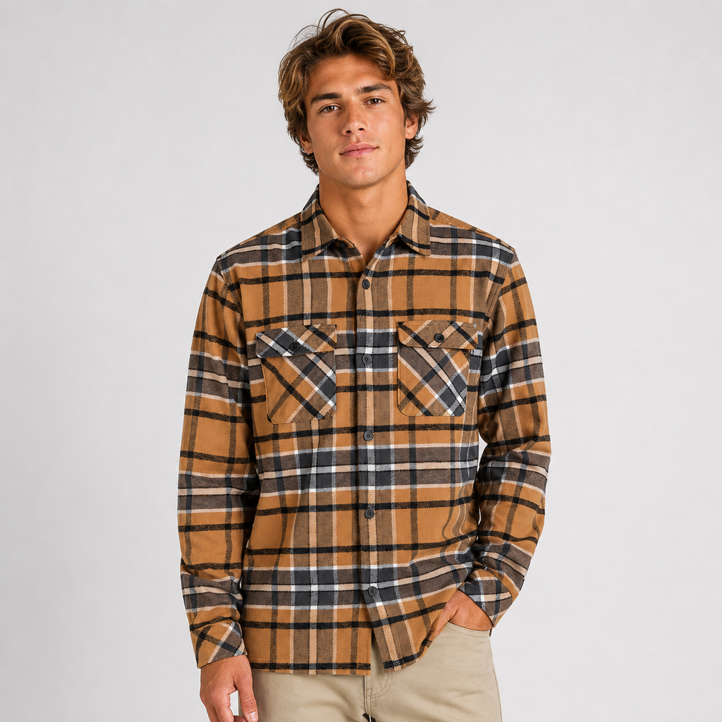 Camisa Santa Cruz Shoreline Flannel Earth