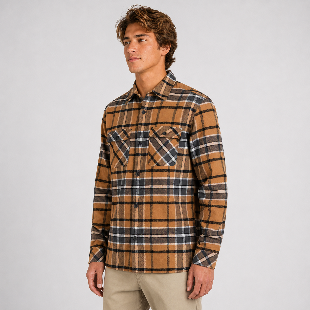 Camisa Santa Cruz Shoreline Flannel Earth