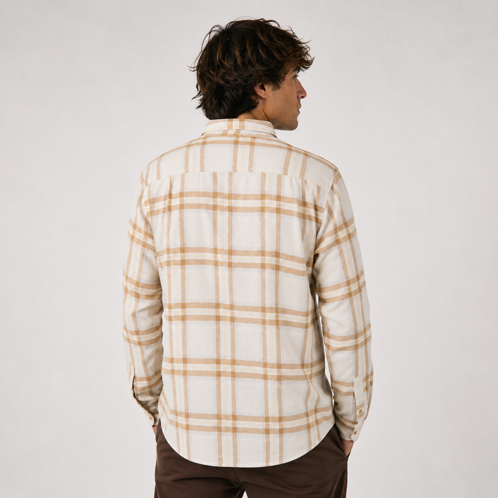 Camisa Portlan Organic Bone