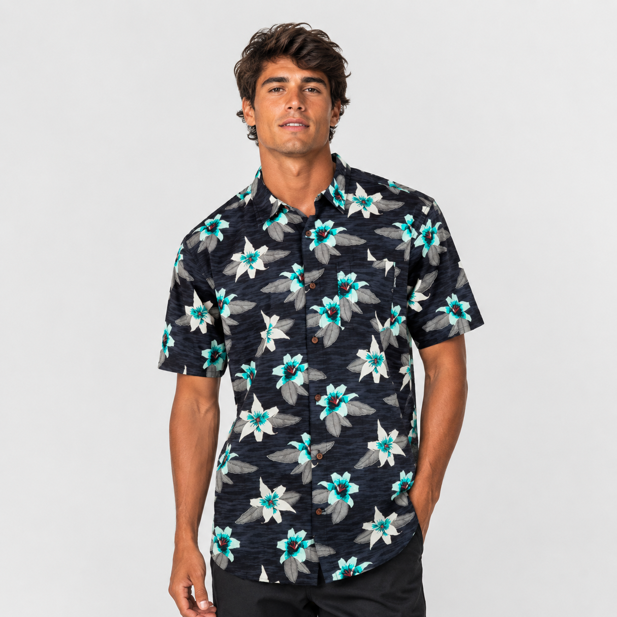 Camisa One And Only Lido Stretch Black