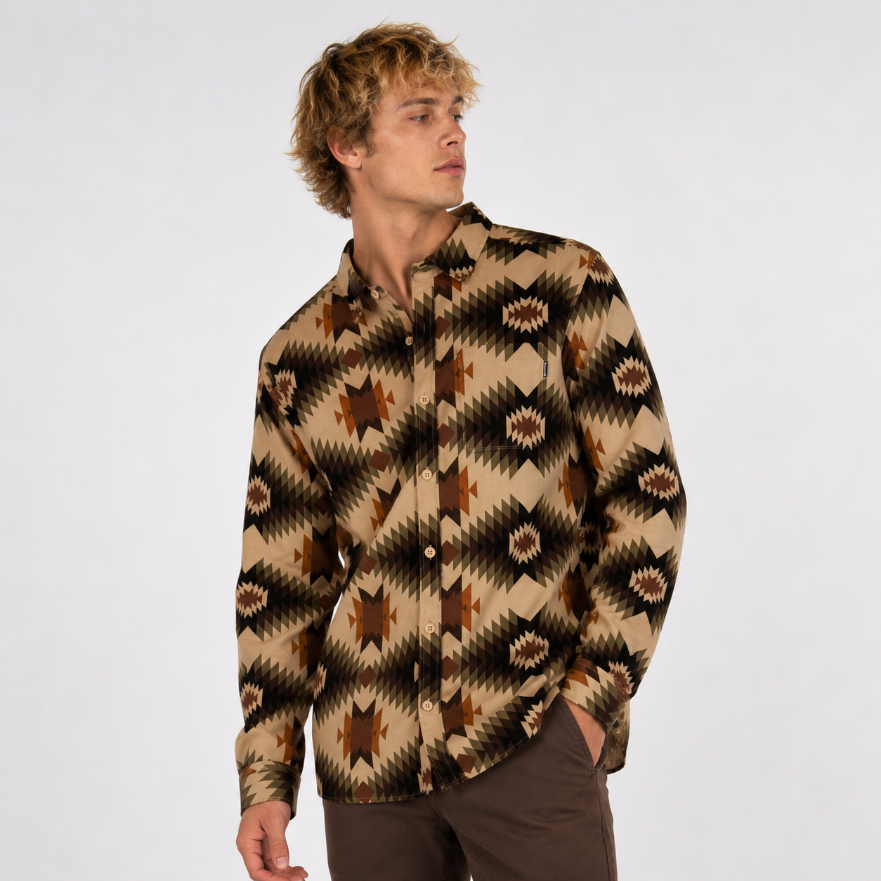 Camisa Portland Organic Khaki