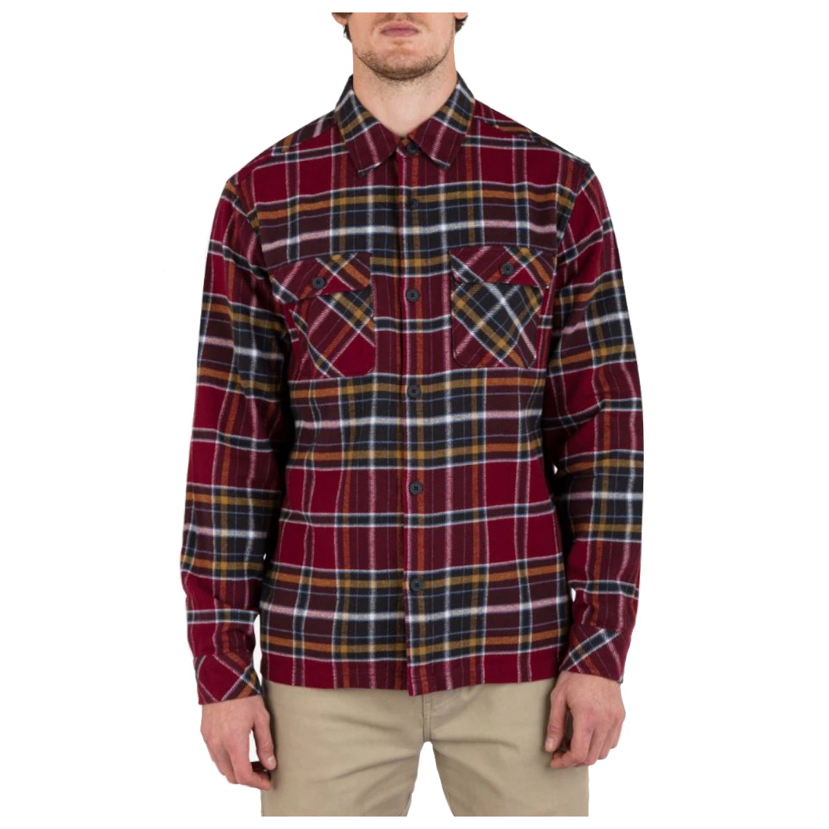 Camisa Hurley Santa Cruz Shoreline True Red
