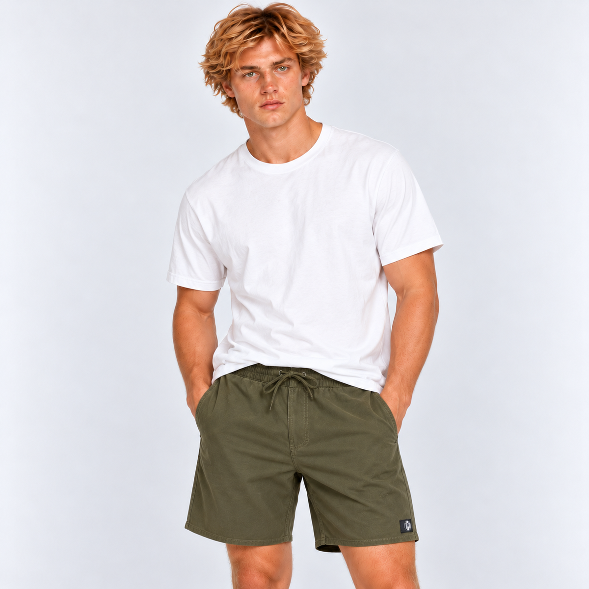 Short Men IPD Foundation E-Waist Walkshort Olive